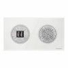 ABB SKY Moon Стекло белое Рамка 2-постовая