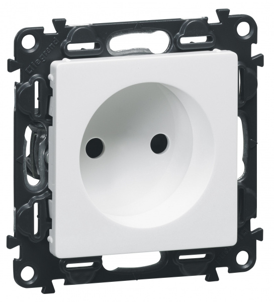 Legrand Valena LIFE Бел Накладка розетки б/з