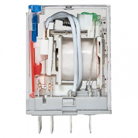 EKF Averes Реле промежуточное с кнопкой и мех. Индикацией RPAt 22/4 5A 220В