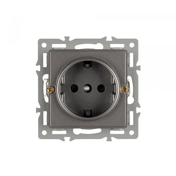 Arlight Механизм электрической розетки SCT-GP-MEU-PL-GR (250V, 16A) (-)