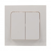 EKF PROxima Стокгольм Белый Выключатель 2-кл, 10А