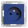 SE AtlasDesign Аквамарин Розетка б/з без шторок, 16А, механизм