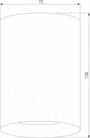 Светильник накладной GU10 черный 25011/01 25011/01 Elektrostandard Porter a064290