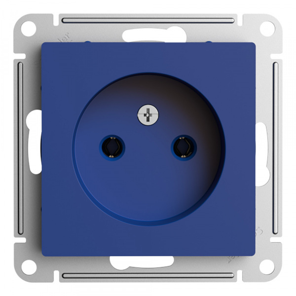 SE AtlasDesign Аквамарин Розетка б/з без шторок, 16А, механизм