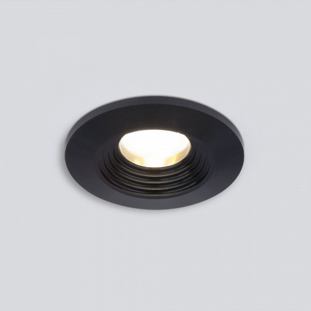 Встраиваемый светодиодный светильник LED 3W 3000K COB BK черный 9903 LED Elektrostandard Gridi a063923