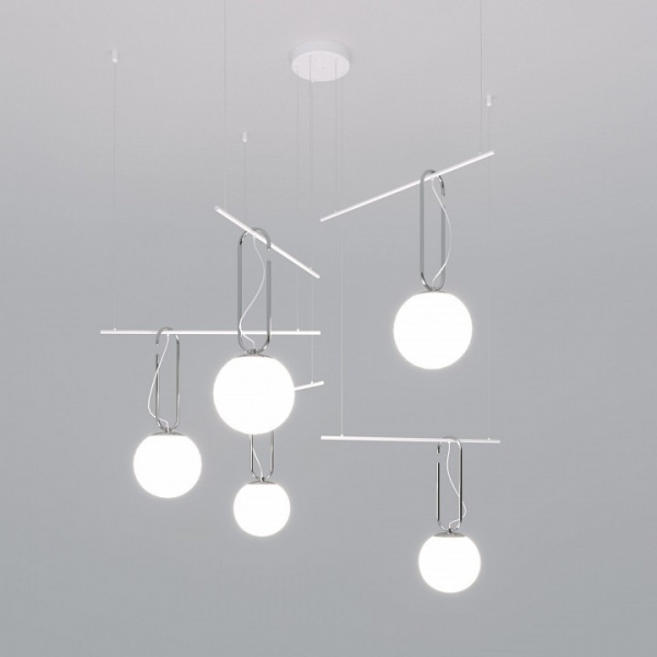 Подвесной светильник 70143/5 белый Eurosvet Riche