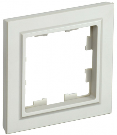 IEK BRITE Рамка 1-мест. РУ-1-БрКр беж.