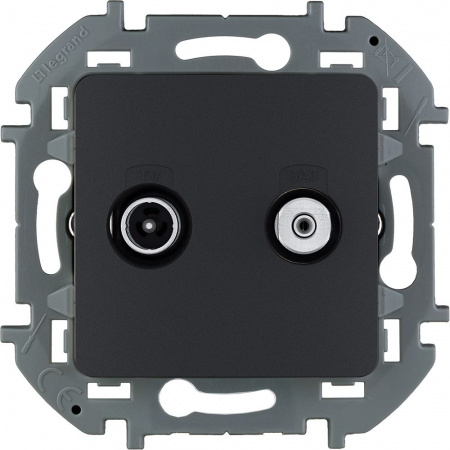 Legrand INSPIRIA Антрацит Розетка TV/SAT "звезда"