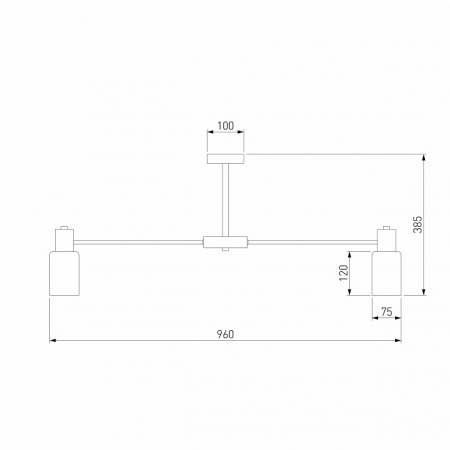 Умная потолочная люстра со стеклянными плафонами 70160/12 латунь Eurosvet Vegga