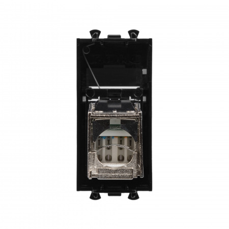 DKC Avanti Черный квадрат Компьютерная розетка RJ-45  категория 6