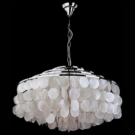 Люстра с Перламутром 3535/6 хром Eurosvet Sandra