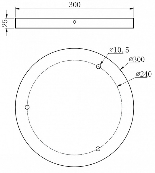 Универсальное крепление SPR-BASE-R-03-B Maytoni Universal base