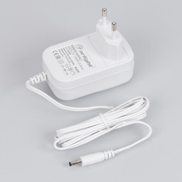 Arlight Блок питания ARDV-24-12WW-J3.5mm (12V, 2A, 24W) (Адаптер, 3 года)