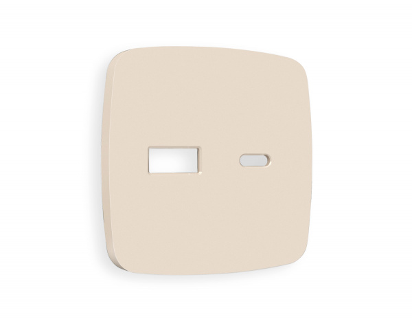 Лицевая панель OMEGA (Бежевый матовый) для розетки 2USB A+C QUANT OP3310