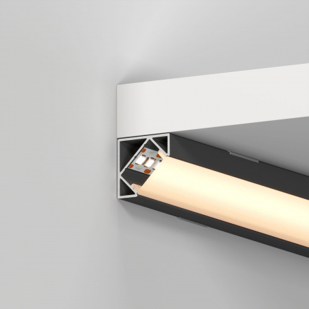 Arlight Профиль SL-KANT-H18-2000 BLACK (Алюминий)