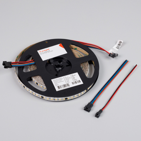 Arlight Светодиодная лента герметичная SPI-SE-A120-10mm 24V Warm2700-PX6-BPT (11 W/m, IP65, 2835, 5m) (бегущий огонь)