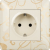 Legrand Valena LIFE DIY Сл.кость Розетка 1-ая с/з, безвинт.зажим