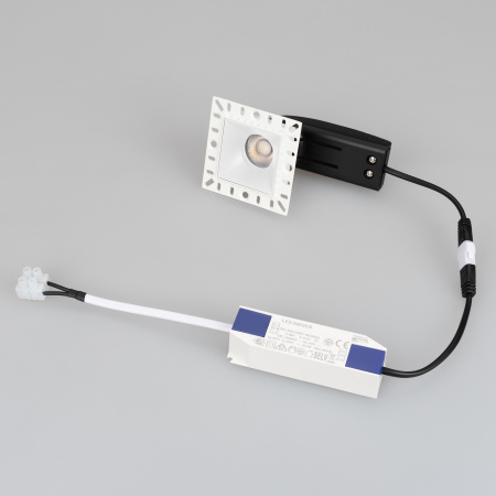 Arlight Светильник MS-RIALTO-TRIMLESS-S40x40-9W Warm3000 (WH, 36deg, 230V) (IP20 Металл, 5 лет)