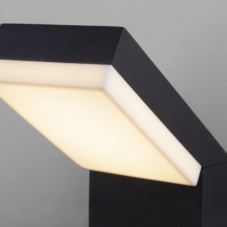 Уличный настенный светодиодный светильник Sensor IP54 (с датчиком движения) 1541 TECHNO LED черный Elektrostandard Sensor a053946