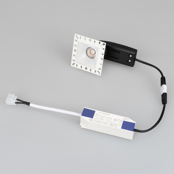 Arlight Светильник MS-RIALTO-TRIMLESS-S40x40-9W Warm3000 (WH, 36deg, 230V) (IP20 Металл, 5 лет)