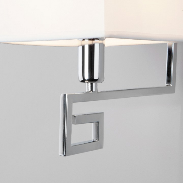 Бра с квадратным абажуром 60115/1 хром Eurosvet Alma