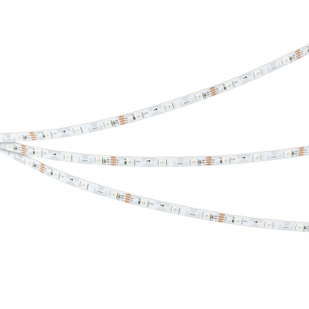 Arlight Лента SPI-RZ-F60-6mm 12V RGB-PX1-BPT (7 W/m, IP20, 3535, 5m) (-)