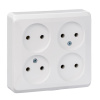 SE Этюд наруж Бел Розетка 4-ая б/з без шторок