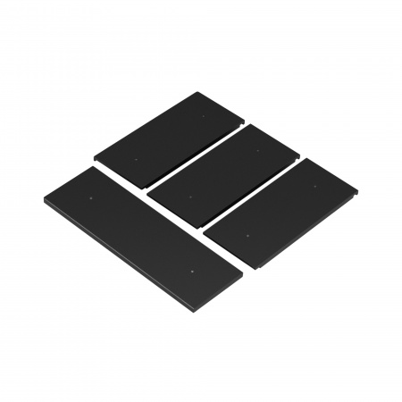 Arlight INTELLIGENT ARLIGHT Накладка панели KNX-23-4G-SUF Black (Backlight) (IARL, IP20 Металл, 2 года)