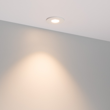 Arlight Светильник MS-GLORY-BUILT-R54-5W Warm3000 (WH, 60 deg, 230V) (IP54 Металл, 5 лет)