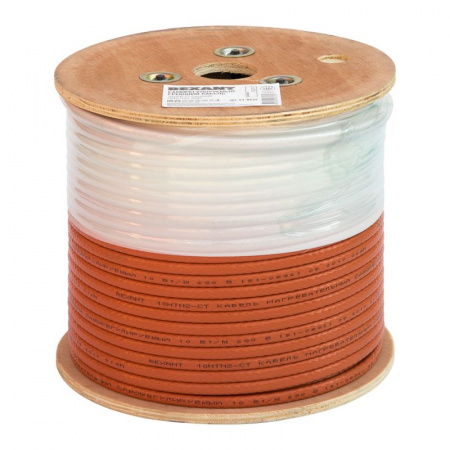 Кабель греющий саморегулирующийся , пищевой, 10HTM2-CT (10Вт/1м), 100 м Rexant