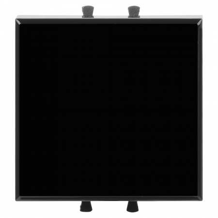 DKC Avanti Черный квадрат Выключатель 16A 2 модуля