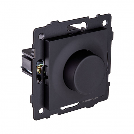 Светорегулятор для светодиодных ламп, проходной, 500W, черный матовый Kollinger REA-048BM для Aspekt, Eleganz, Reflex