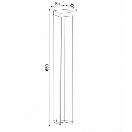 Уличный светодиодный светильник Maytoni Essen O596FL-L9GR4K1
