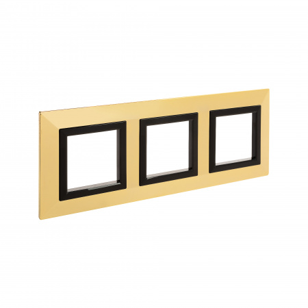 DKC Avanti Золотой Металл Рамка 6 модулей