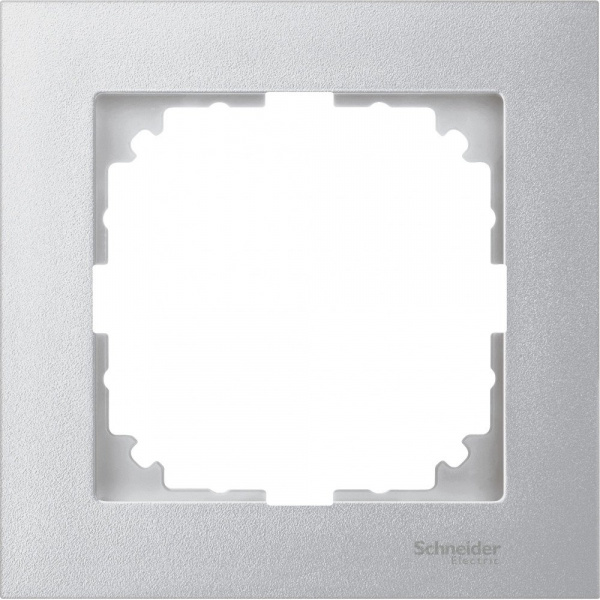 SE Merten SM M-Pure Алюминий Рамка 1-ая