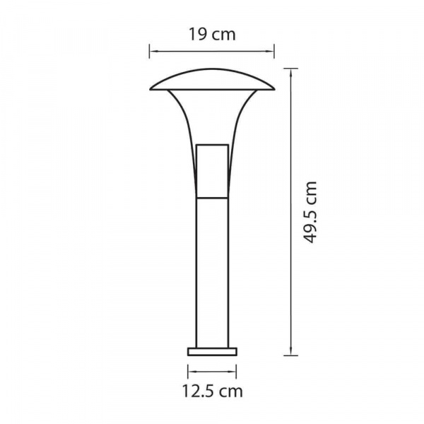 Уличный светодиодный светильник Lightstar Arroto 378937