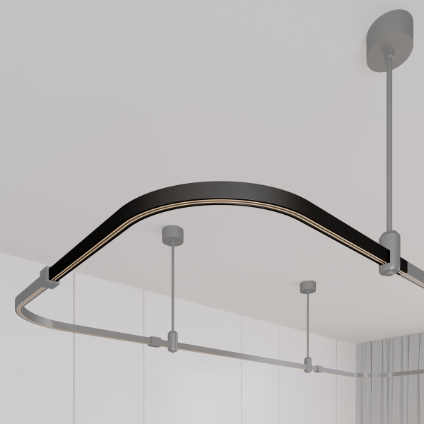 Arlight Трек ART-APRIORI-TRACK-ANGLE-A-1722-500х500 (BK) (IP20 Металл, 3 года)