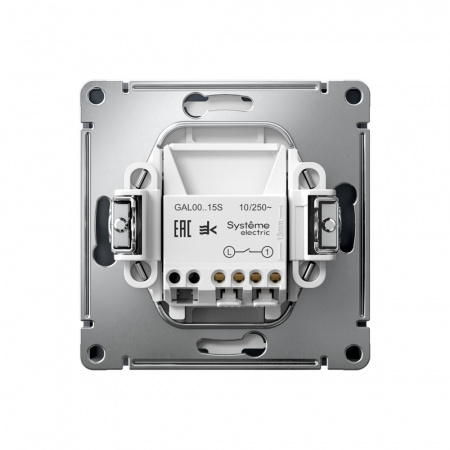 Systeme Electric ArtGallery Грифель Выключатель 1-клавишный кнопочный, механизм, быстрозажим. клем.