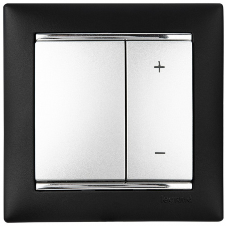Legrand Valena Алюминий Светорегулятор нажимной 40-600W для л/н и обмоточных т-ров