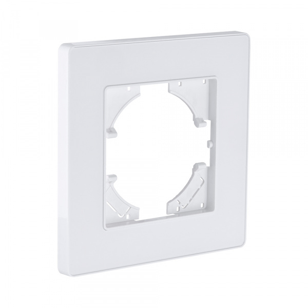 Рамка 1-постовая, белый Kollinger Eleganz Acryl EA1WH