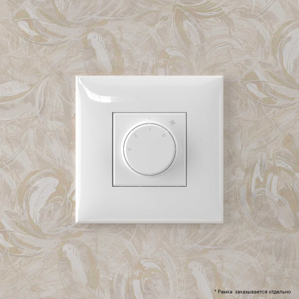 DKC Avanti Белое облако Механизм управления вентиляторами