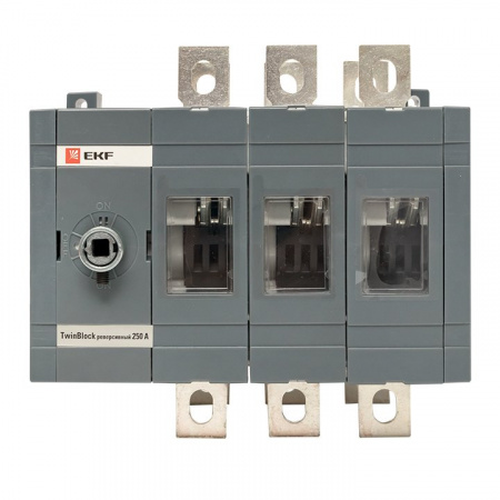 EKF PROxima Рубильник 250A 3P реверсивный без рукоятки управления TwinBlock