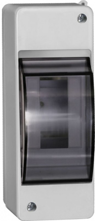 IEK KREPTA Бокс с прозрачной крышкой КМПн 2/2 для 2-х авт.выкл.наружн.установки