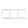 Рамка пластиковая FRM-VERSA-PL-3-WH (Arlight, -)