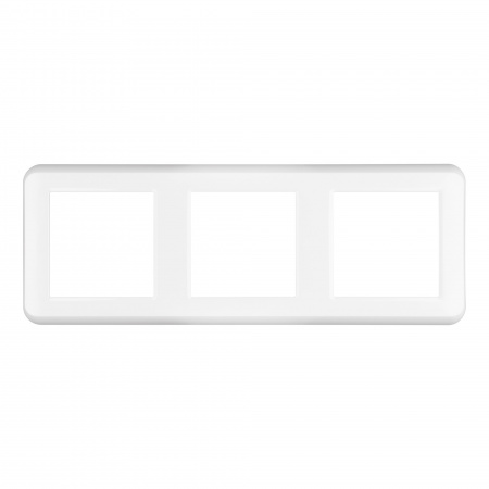 Рамка пластиковая FRM-VERSA-PL-3-WH (Arlight, -)