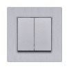 Рамка 1-постовая, серый Kollinger Eleganz Plex EP1GY