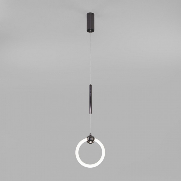 Подвесной светодиодный светильник 90165/1 черный жемчуг Eurosvet Rim