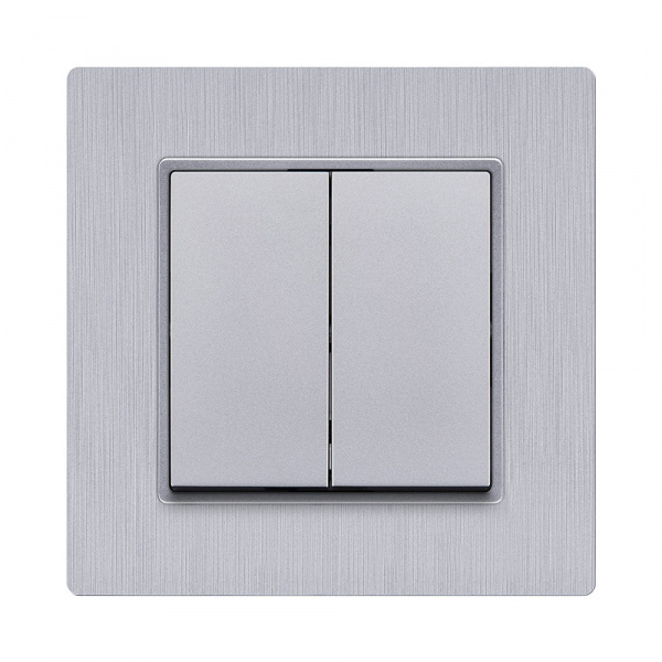 Рамка 1-постовая, серый Kollinger Eleganz Plex EP1GY