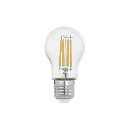 Лампа светодиодная Eglo E27 6W 2700К прозрачная 12539