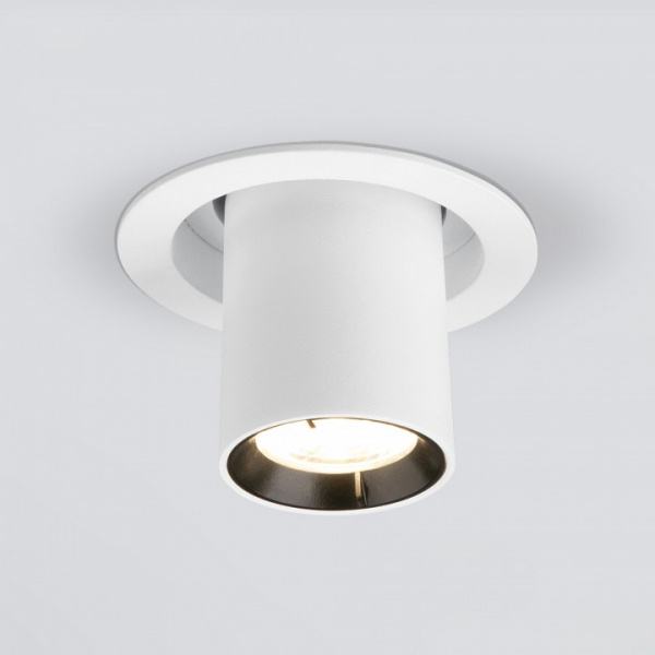 Встраиваемый точечный светодиодный светильник 9917 LED 10W 4200K белый матовый Elektrostandard Pispa a052448